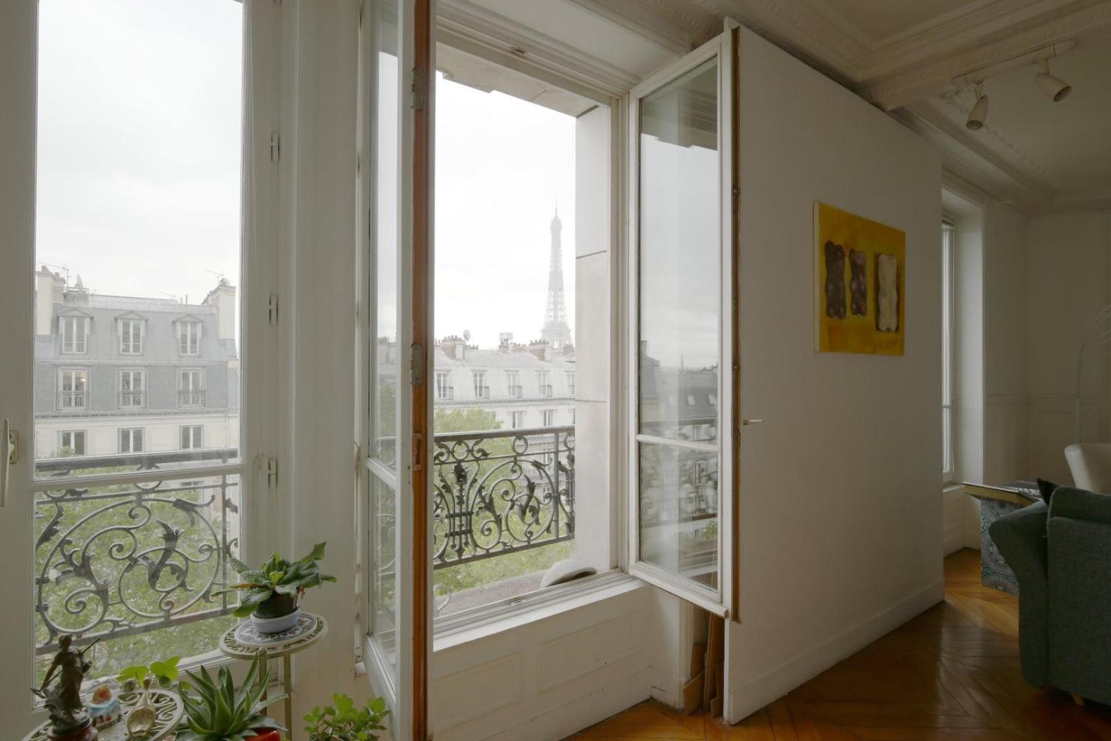 La Dame De Fer - Vue Magique Sur La Tour Eiffel Apartment Paris Bagian luar foto